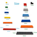 600PCS DIY Building Blocks Set – 12 Colors Educational Creative Bricks Compatible with 4037