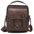 Jeep Buluo Men’s Leather Messenger Bag – Large Capacity Crossbody Shoulder Bag