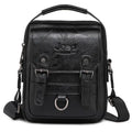 Jeep Buluo Men’s Leather Messenger Bag – Large Capacity Crossbody Shoulder Bag