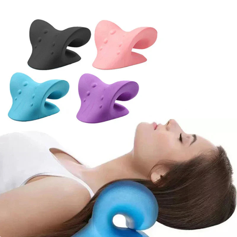 Cervical Neck Relaxer – Spine Stretch & Massage Pillow