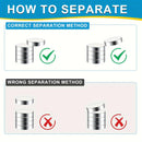 00PCS Mini Strong Round Magnets – Extra Powerful 8×1mm Magnets for Whiteboard, DIY & Refrigerator