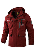 Men’s Waterproof Winter Jacket with Hood and Warm Lining